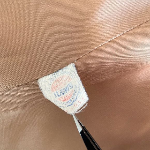 Vintage 70’s Denise Originals Mongolian camel hair lined tan trench coat medium - Picture 7 of 10